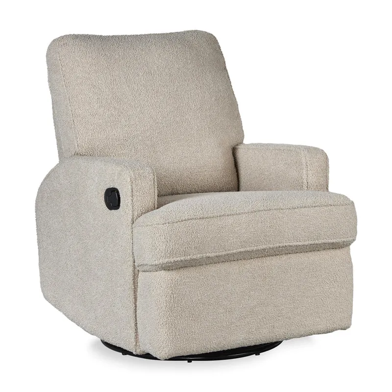 Elektrischer Stillsessel & Drehsessel mit kuschelweichem Teddystoff
