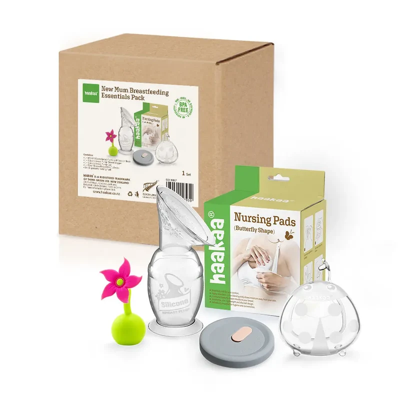 Haakaa New Mum Breastfeeding Essentials Pack