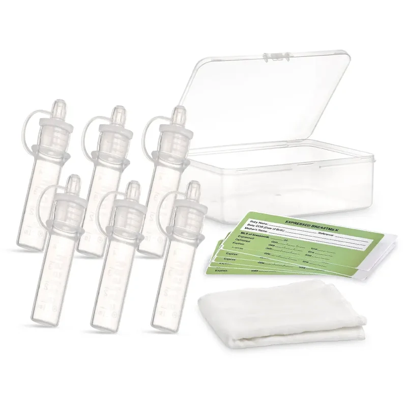 Haakaa Silicone Colostrum Collector Set Pre Sterilised - 6pk