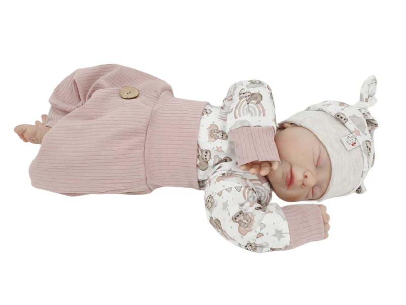 Coole Pumphose | Babyset altrosa – kurz & lang bis Gr. 140 | Handmade