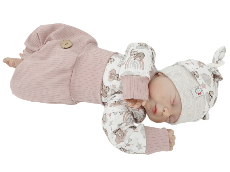 Coole Pumphose | Babyset altrosa – kurz & lang bis Gr. 140 | Handmade