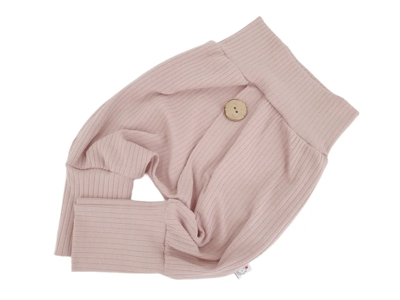 Coole Pumphose | Babyset altrosa – kurz & lang bis Gr. 140 | Handmade