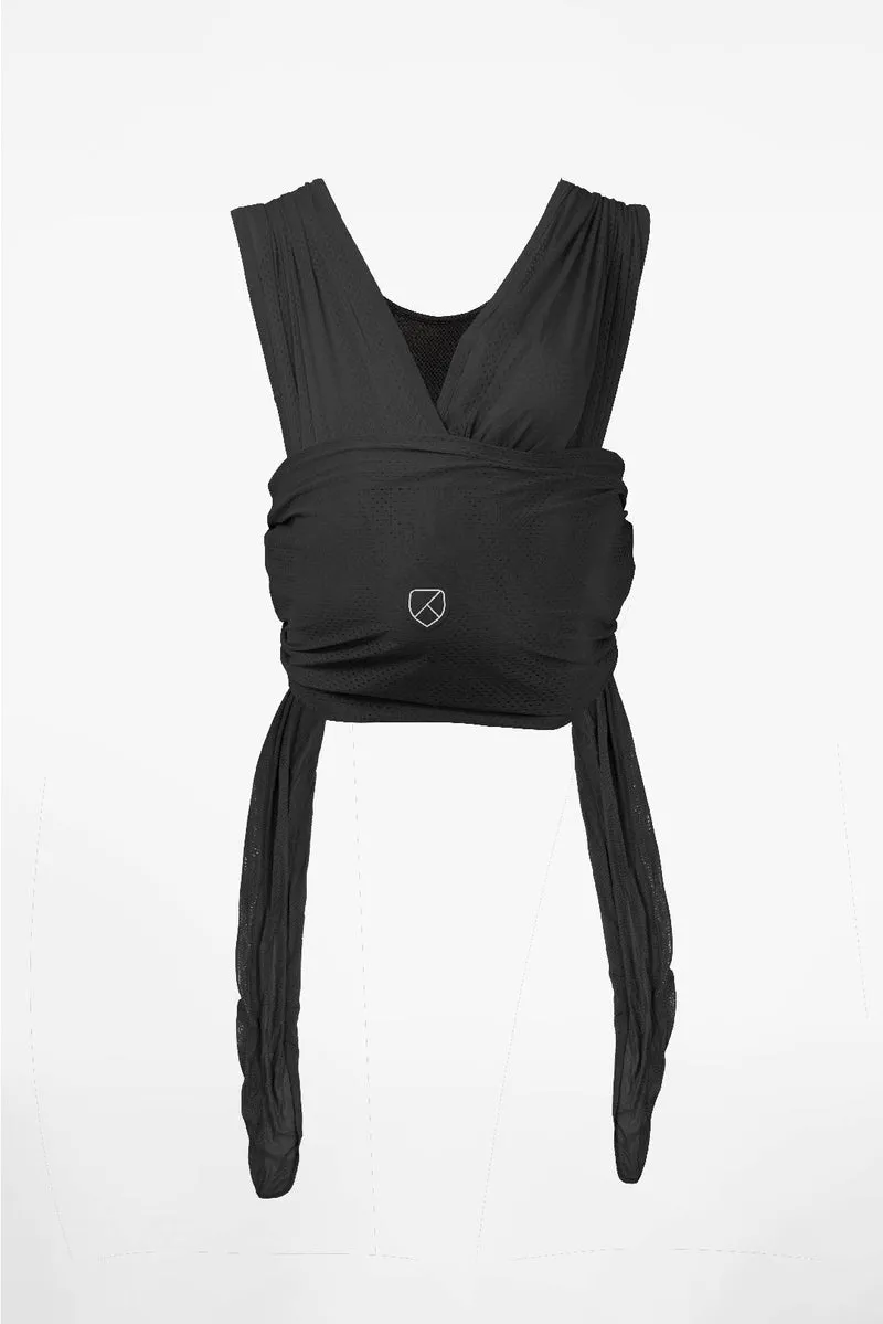 CUDDLE BREEZE Newborn Watersling Baby Wrap - Black