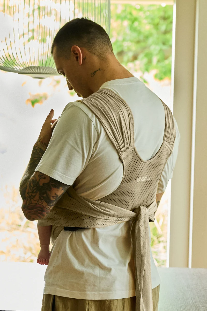 CUDDLE BREEZE Newborn Watersling Baby Wrap - Beige