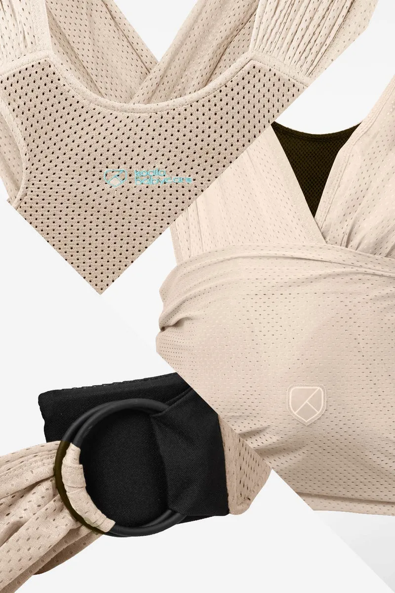 CUDDLE BREEZE Newborn Watersling Baby Wrap - Beige