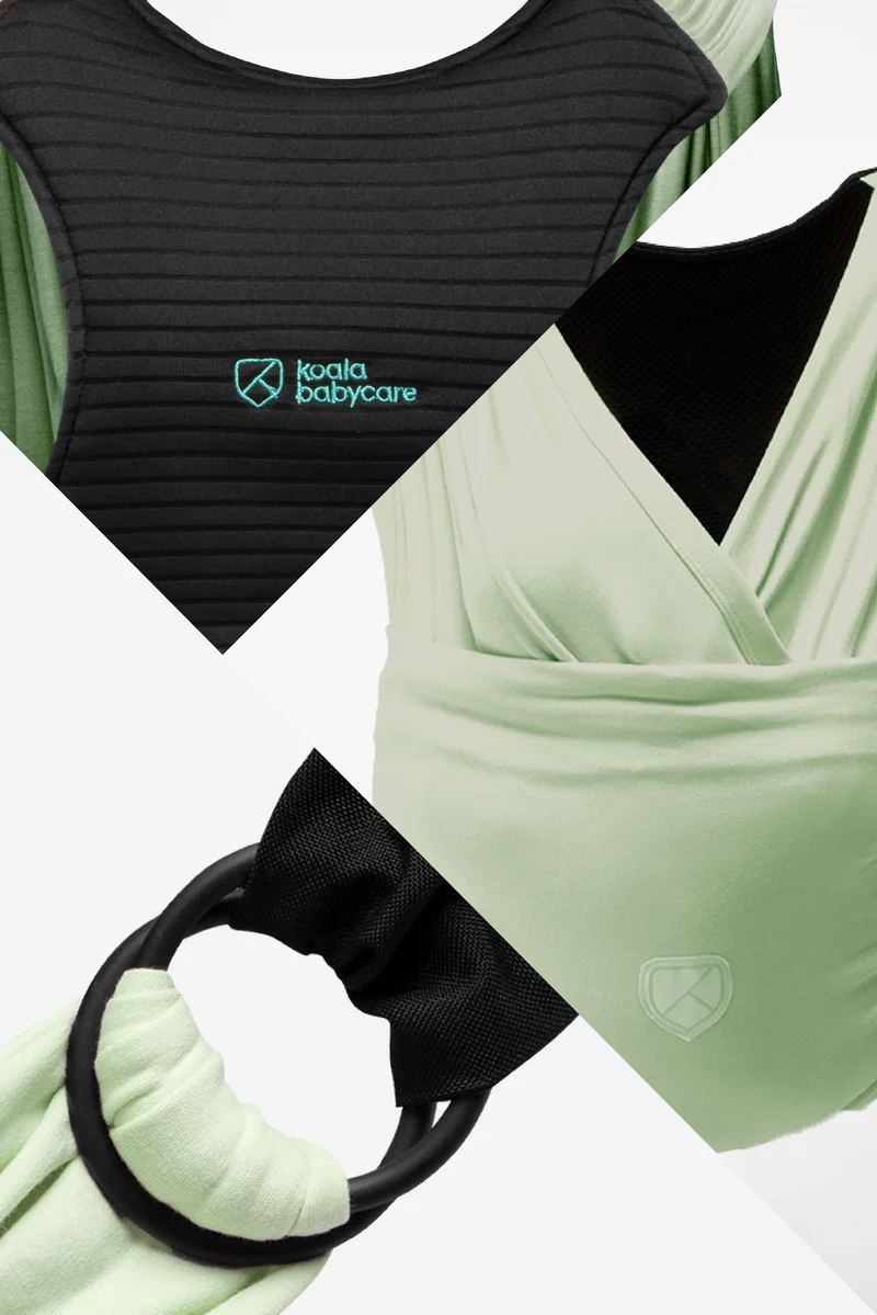 CUDDLE BAND 2 Newborn Baby Wrap - Pale Green