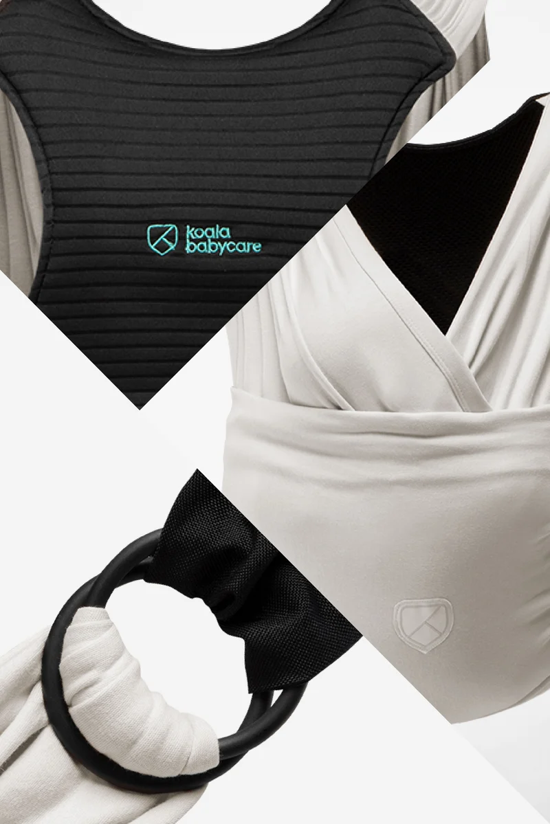 CUDDLE BAND 2 Newborn Baby Wrap - Light Grey