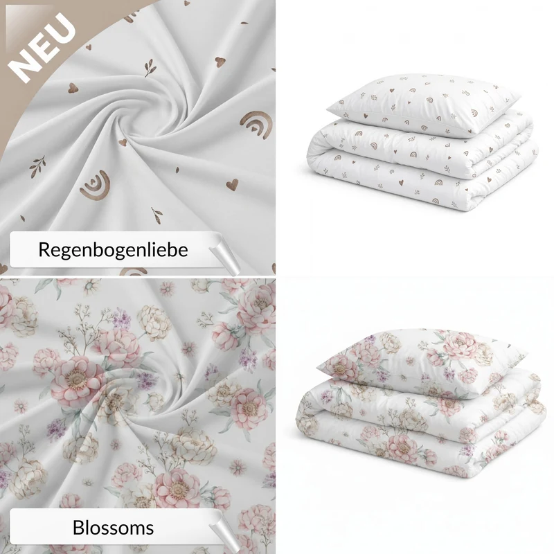 Premium Babynest mit Rüschen | Premium Baumwolle