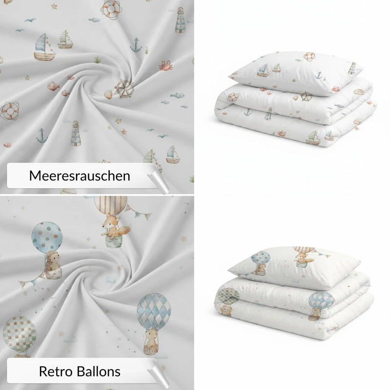 Premium Babynest mit Rüschen | Premium Baumwolle