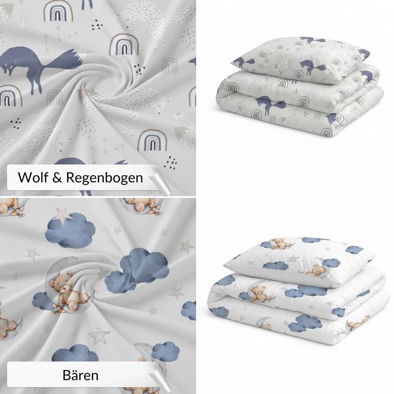 Premium Babynest mit Rüschen | Premium Baumwolle