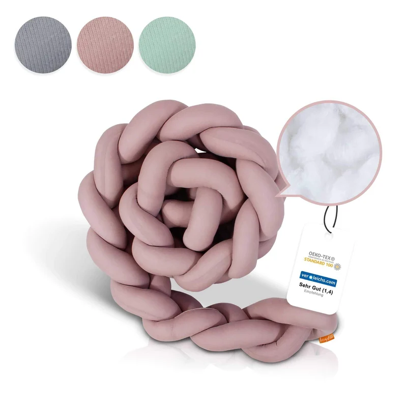 Bettumrandung - Geflochtene Nestchenschlange 200cm