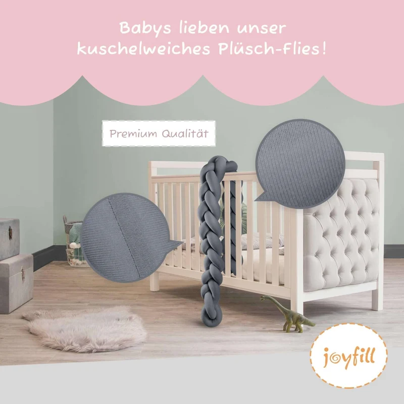 Bettumrandung - Geflochtene Nestchenschlange 200cm