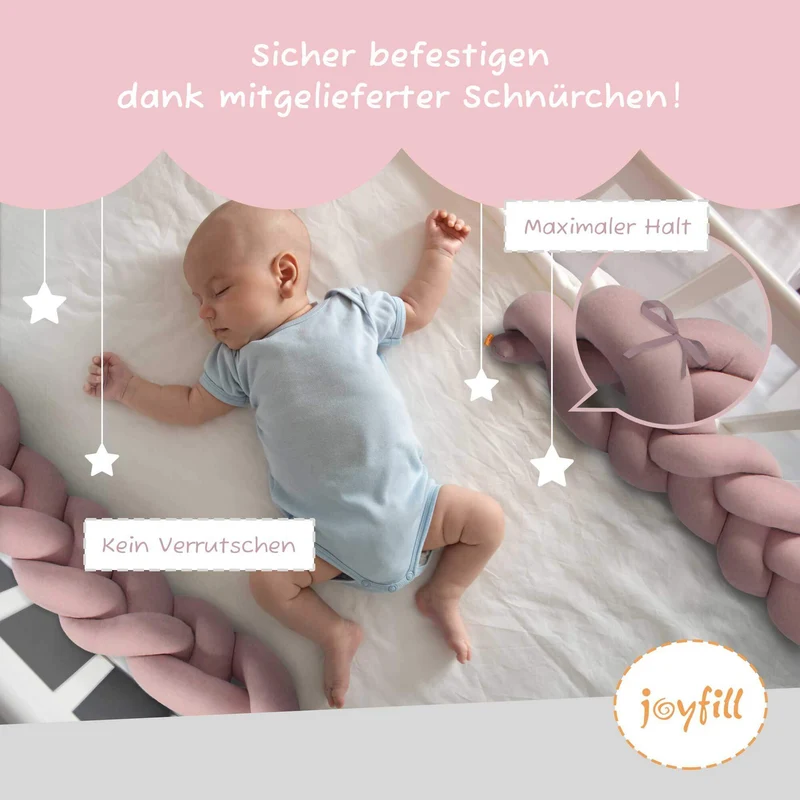 Bettumrandung - Geflochtene Nestchenschlange 300cm