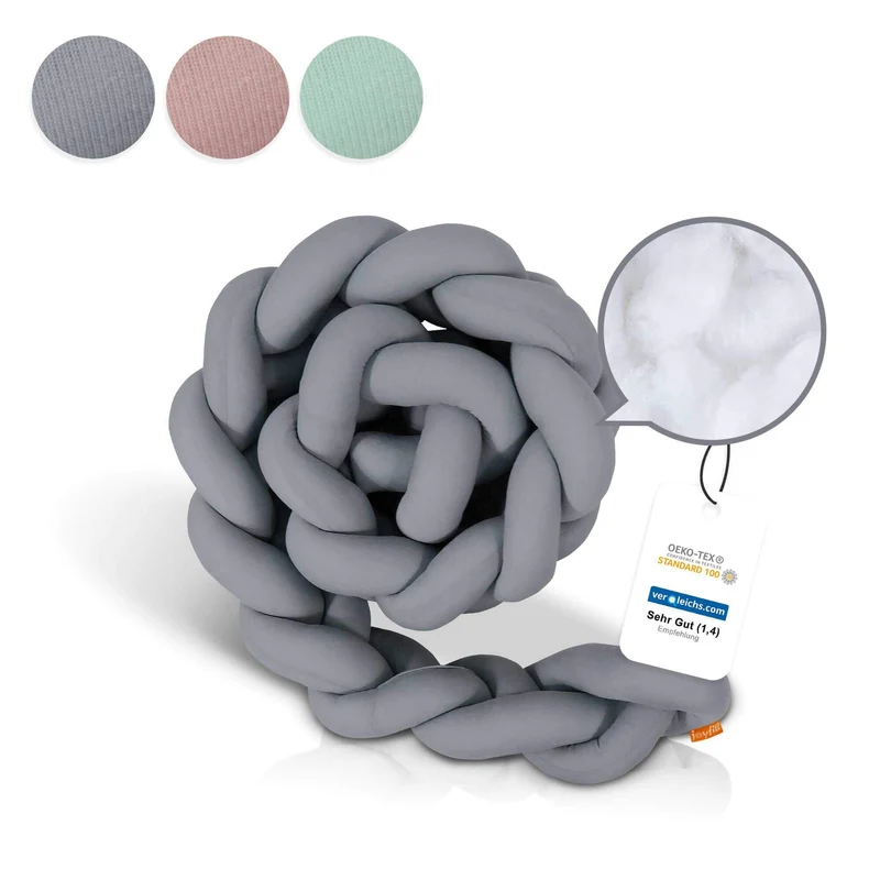 Bettumrandung - Geflochtene Nestchenschlange 300cm