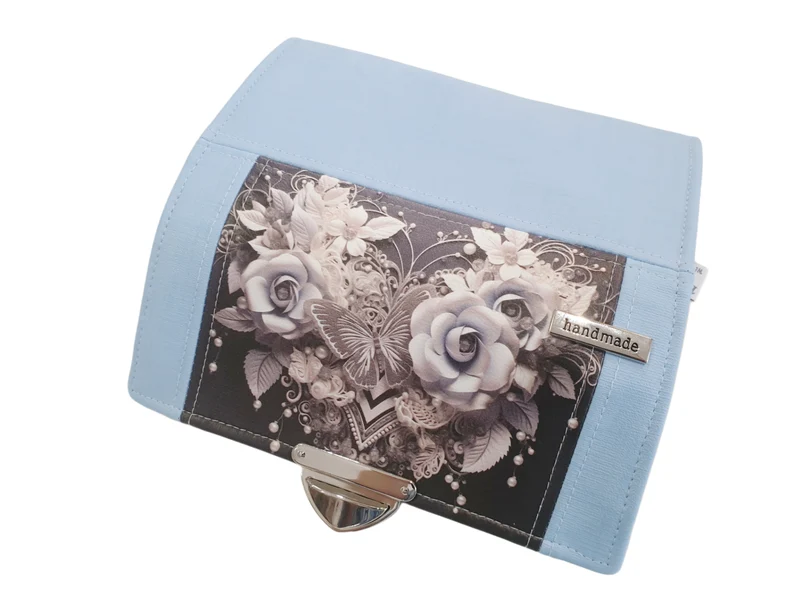 Geldbörse Schmetterling blau von Atelier MiaMia
