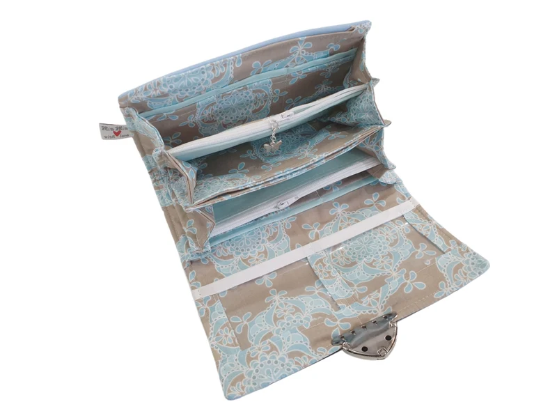 Geldbörse Schmetterling blau von Atelier MiaMia