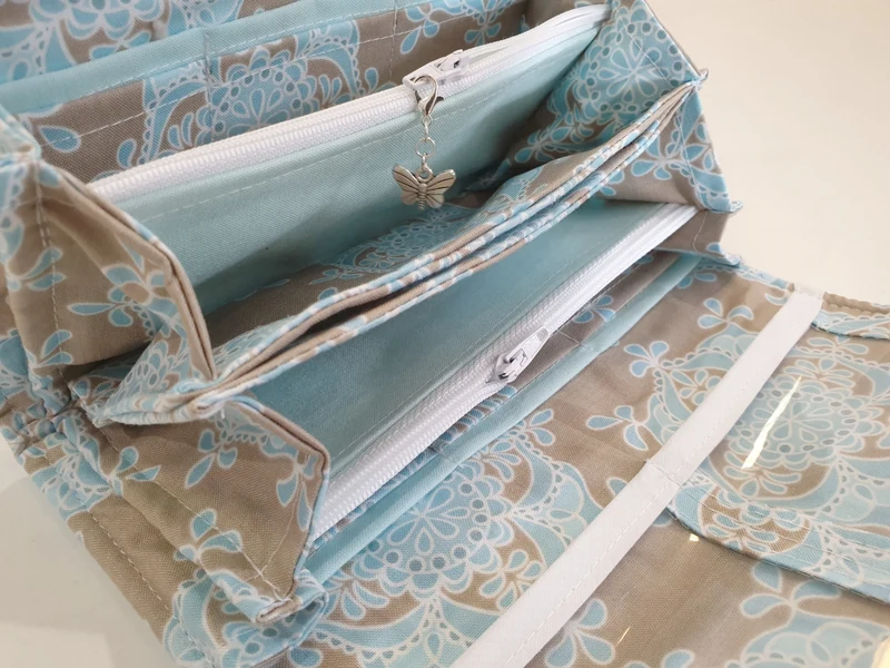 Geldbörse Schmetterling blau von Atelier MiaMia