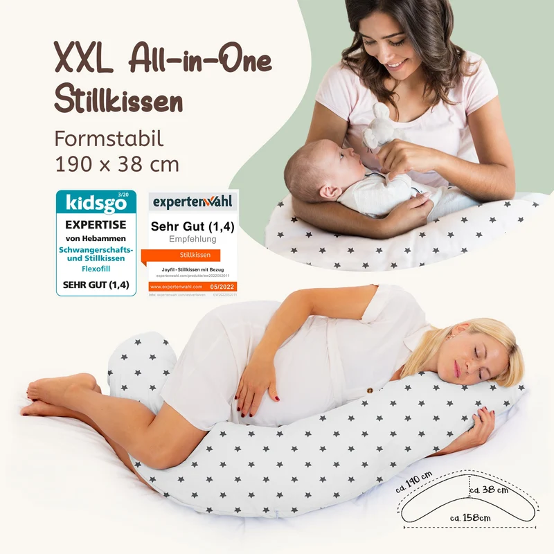 joyfill Stillkissen I Von Hebammen Getestet I Flüsterleise Füllung