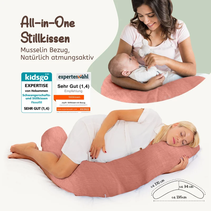 joyfill Stillkissen I Von Hebammen Getestet I Flüsterleise Füllung