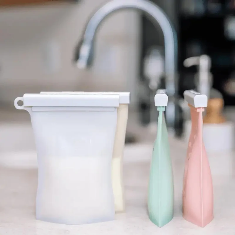 Junobie Reusable Silicone Breastmilk Storage Bags- 2pk