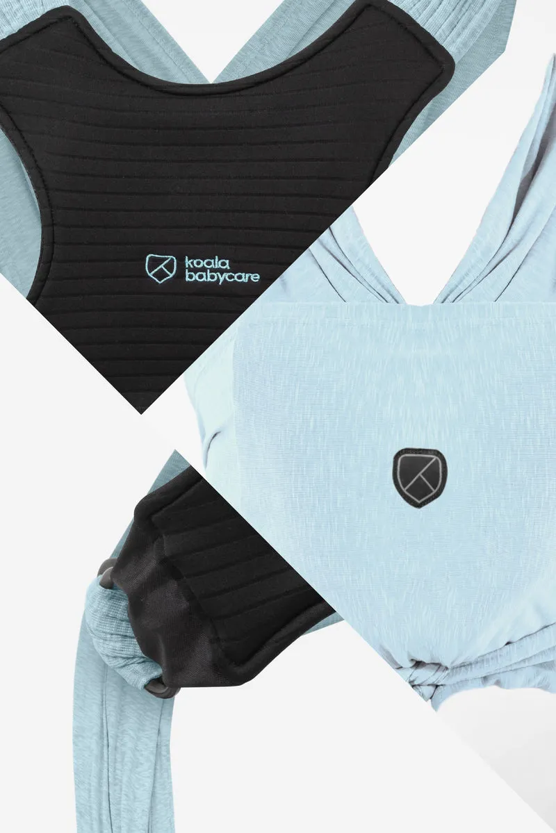 CUDDLE BAND Newborn Baby Wrap - Light blue