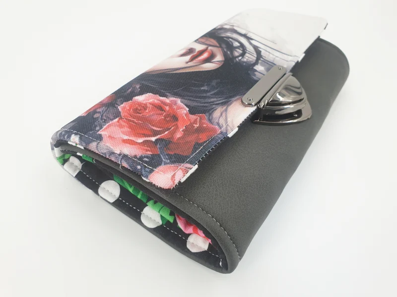 Geldbörse Frau Rosen von Atelier MiaMia