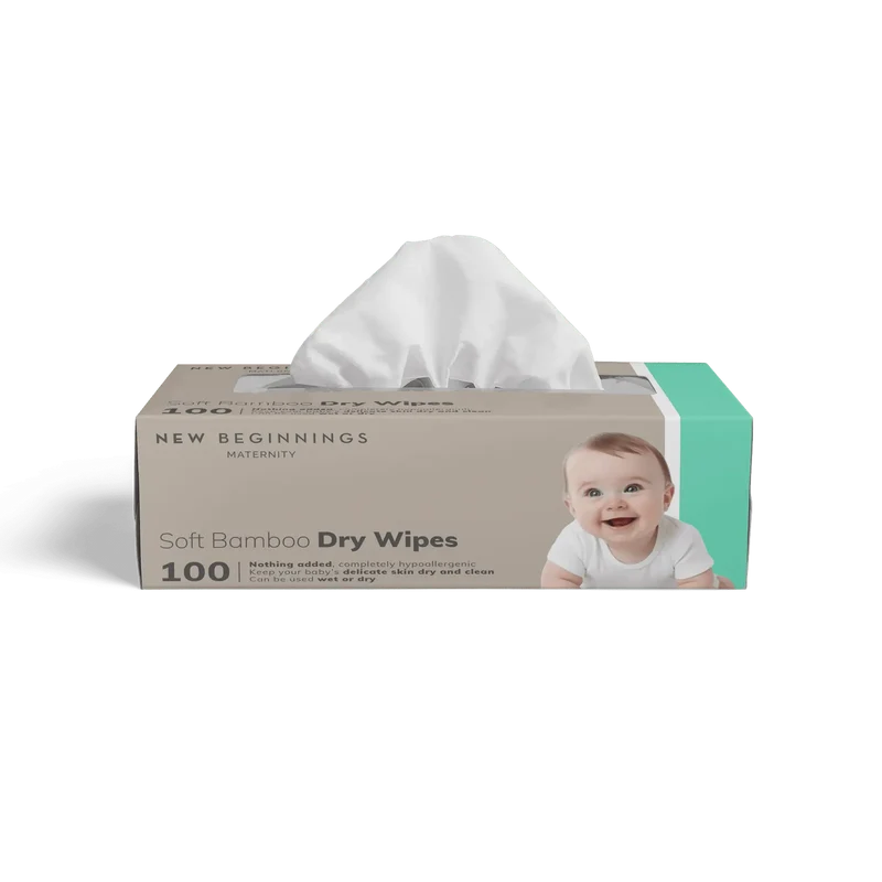 New Beginnings Dry Wipes (100pk)