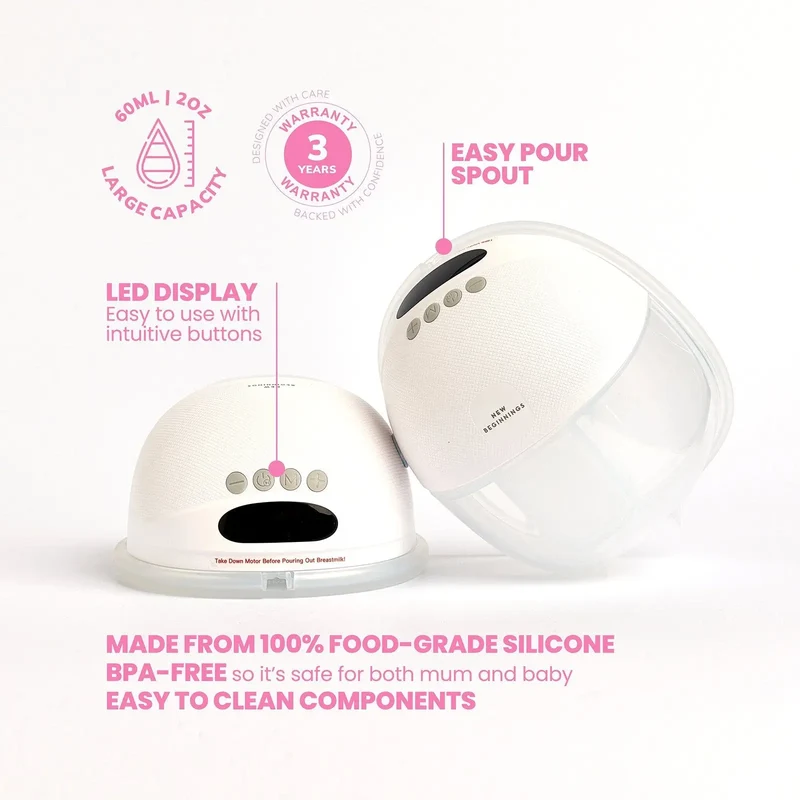 New Beginnings Wearable Breast Pump & Care Kit