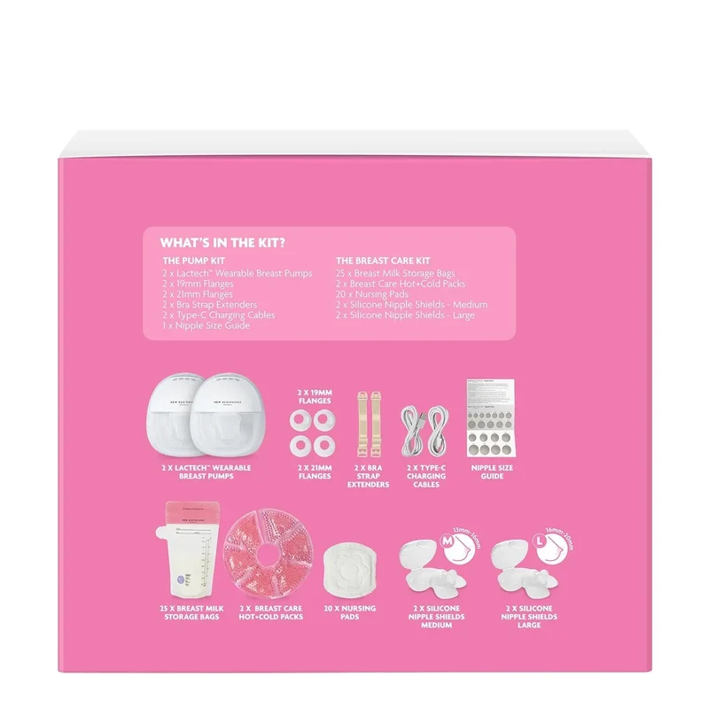 New Beginnings Wearable Breast Pump & Care Kit