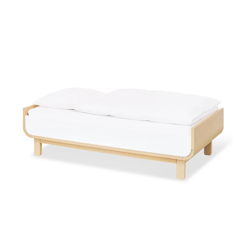 Babybett Round 70x140 cm, höhenverstellbar & umbaubar