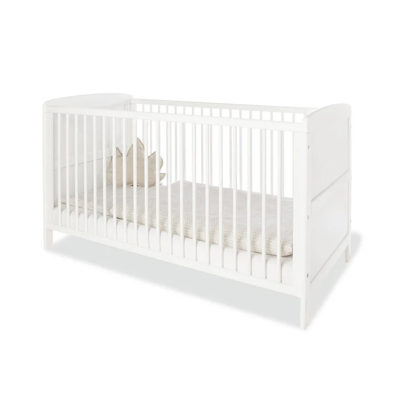 Babybett Viktoria 70x140 cm, höhenverstellbar & umbaubar