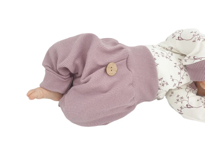 Coole Pumphose | Babyset Beere – kurz & lang bis Gr. 140 | Handmade