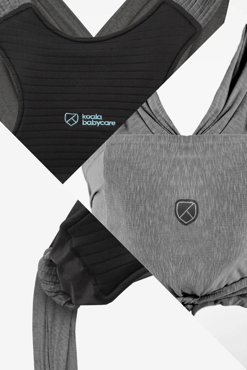 CUDDLE BAND Newborn Baby Wrap - Dark Grey