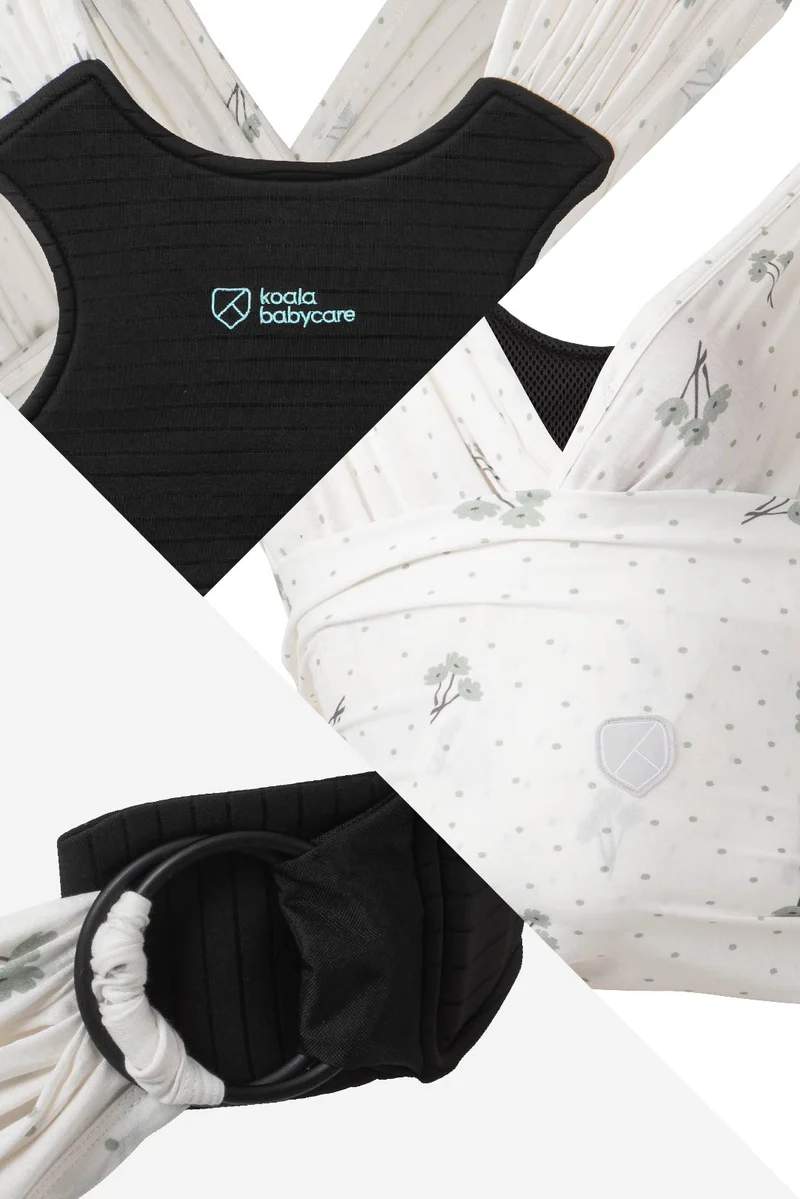 CUDDLE BAND 2 Modal Preemies Baby Wrap 2/9 kg - Blossom White