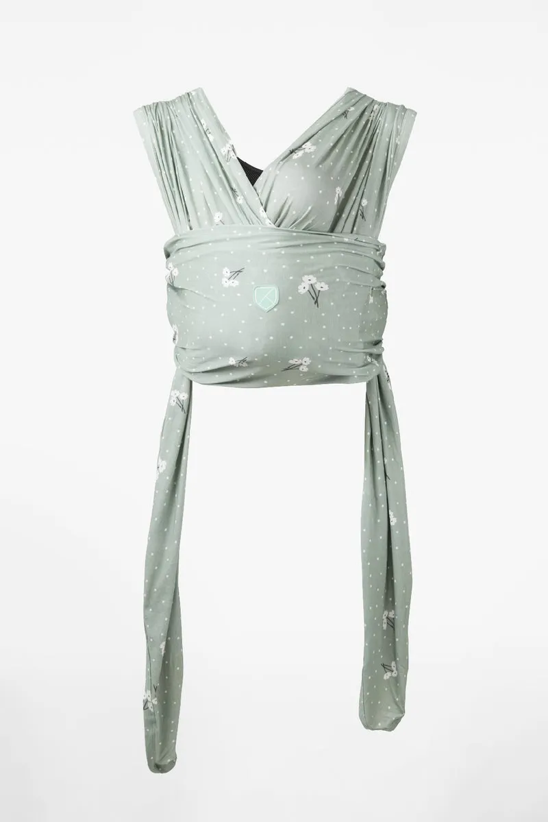 CUDDLE BAND 2 Modal Preemies Baby Wrap 2/9 kg - Blossom Green