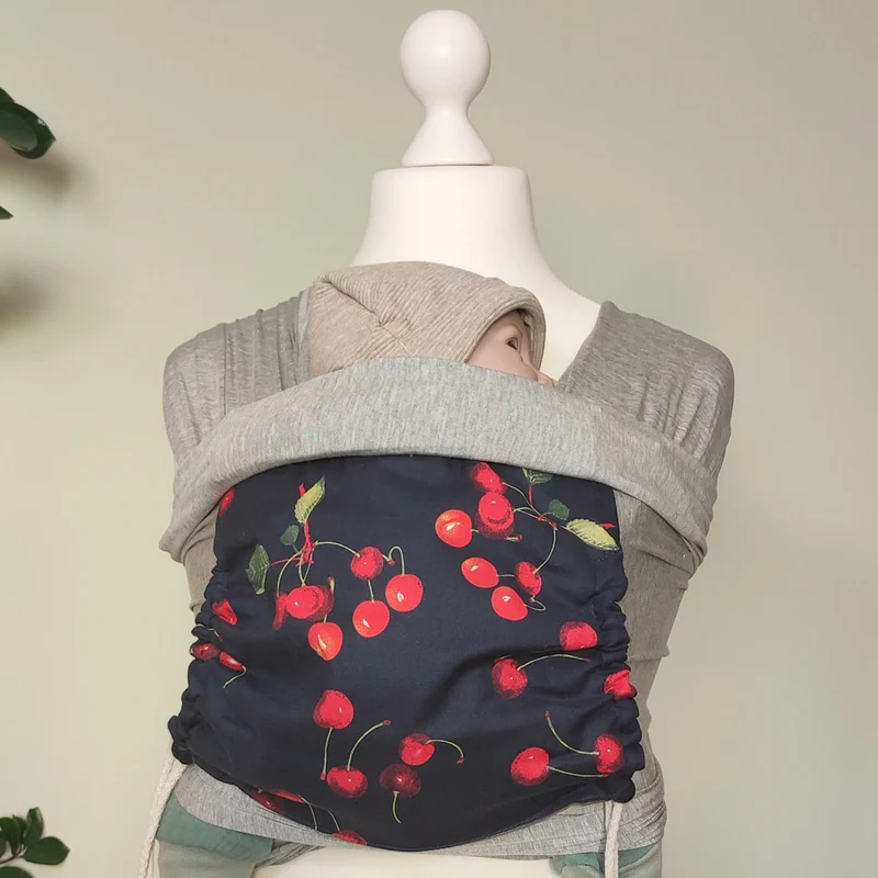 Kopfstütze -Cherry mint- aus Baumwolle & Leinen