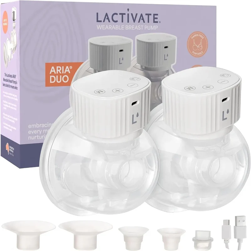 Lactivate ARIA Wearable Breast Pump - Duo Set