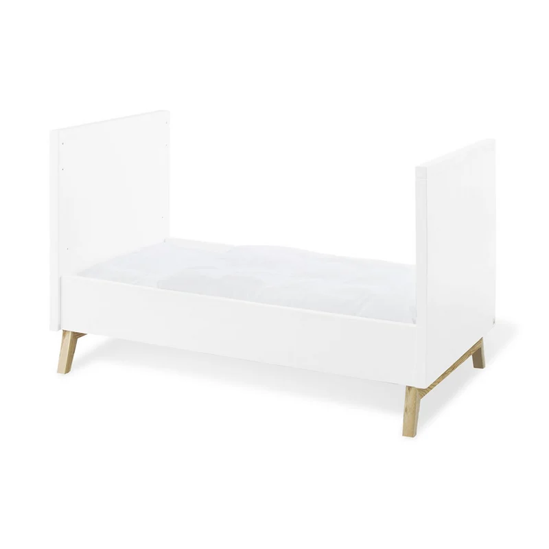 Babybett Riva 70x140 cm, höhenverstellbar & umbaubar