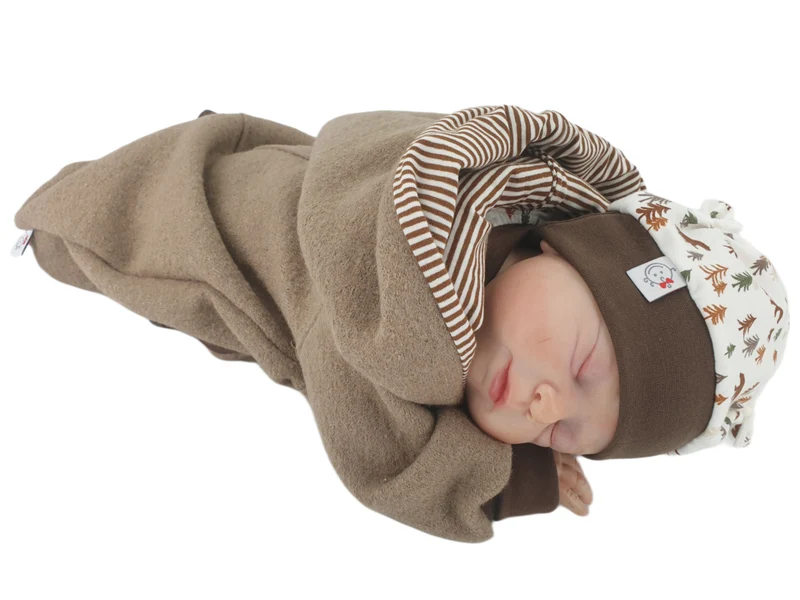 Walk - Overall Baby Kind von 50 bis 110 Designer Walkoverall beige/braun --walk von Atelier MiaMia