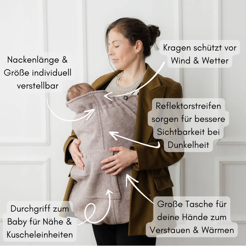 Tragecover Wollwalk cream