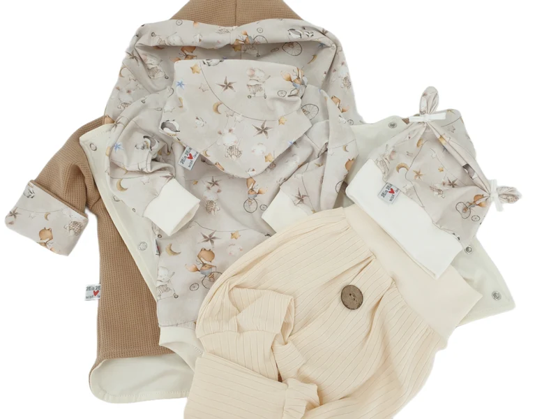 Coole Pumphose | Babyset creme – breite Rippe, kurz & lang bis Gr. 140 | Handmade