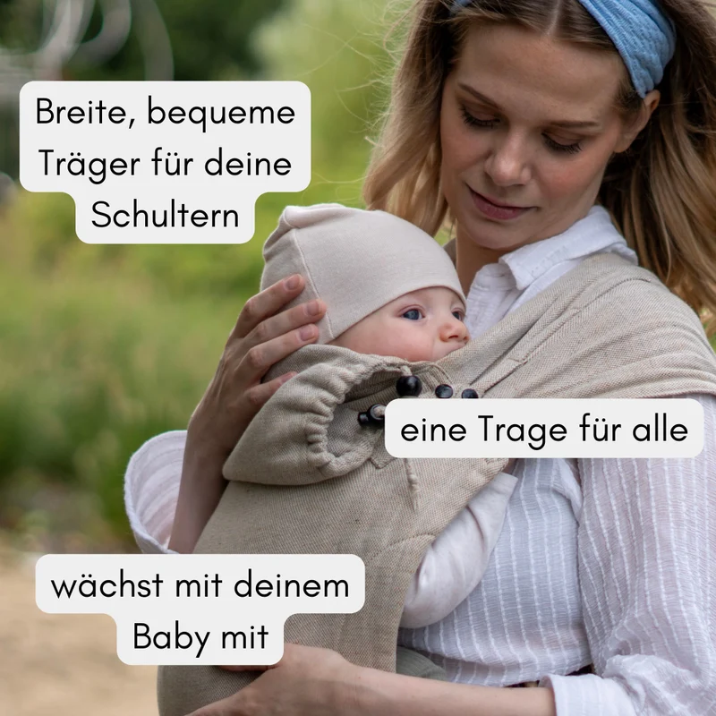 Wrap.it - Cream - HalfBuckle ab Geburt
