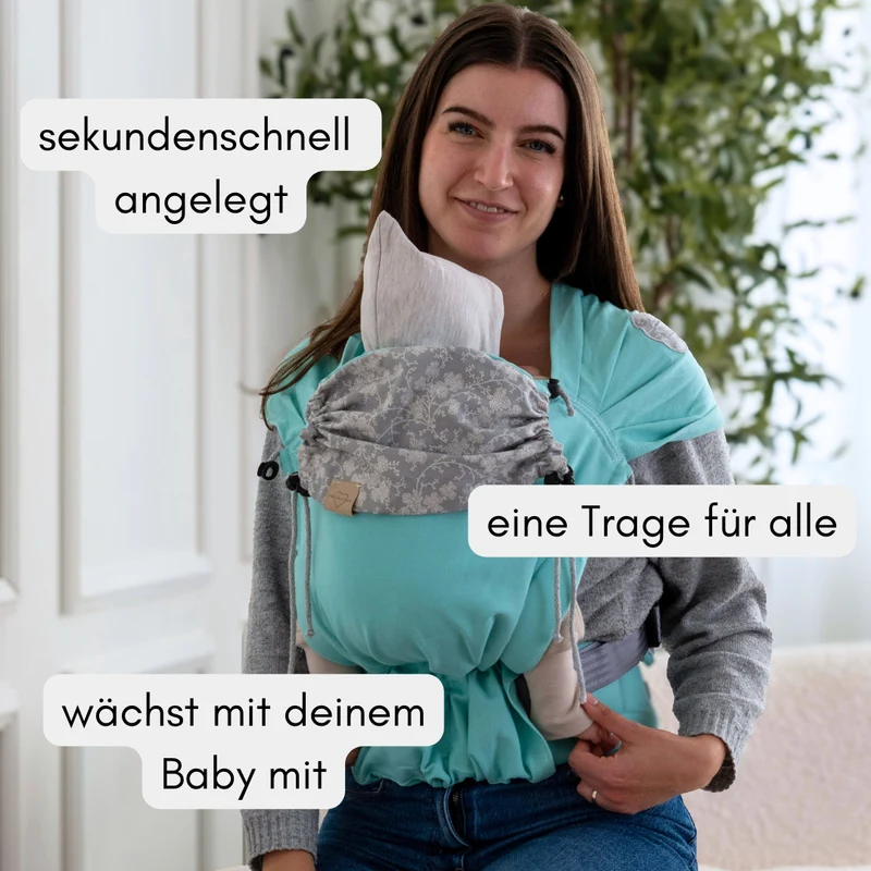 Click.it - Türkis - Full Buckle ab Geburt