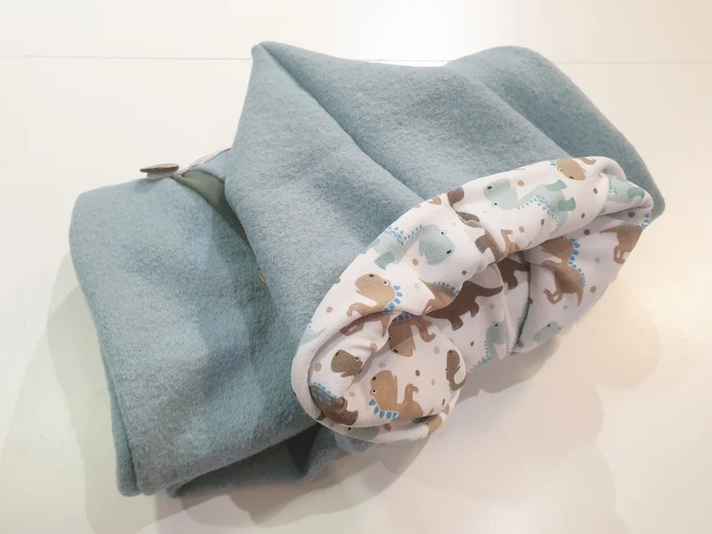 Walk - Overall Baby Kind von 50 bis 110 Designer Walkoverall mint Dinos von Atelier MiaMia