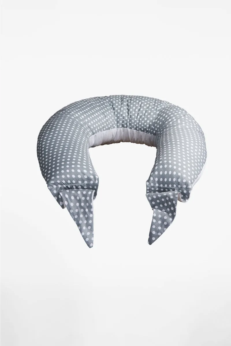 HUGS Pregnancy and Breastfeeding Pillow - Grey