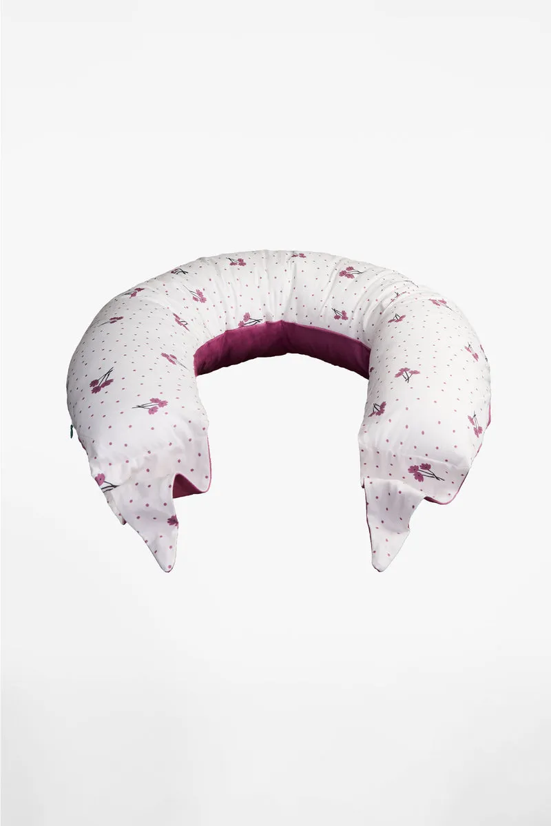 HUGS Pregnancy and Breastfeeding Pillow - Blossom Purple