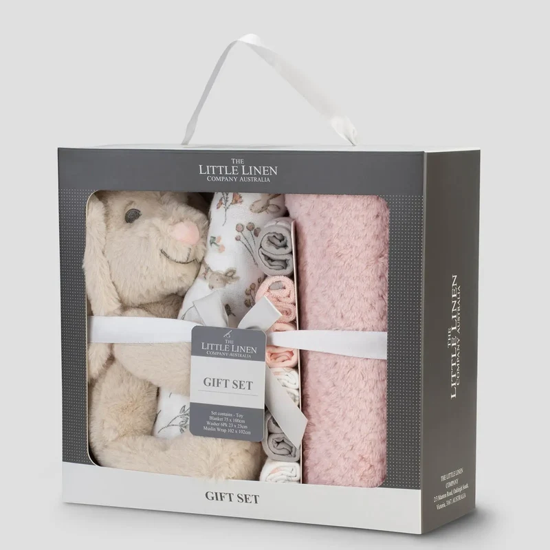 Little Linen Boxed Gift Set - Harvest Bunny