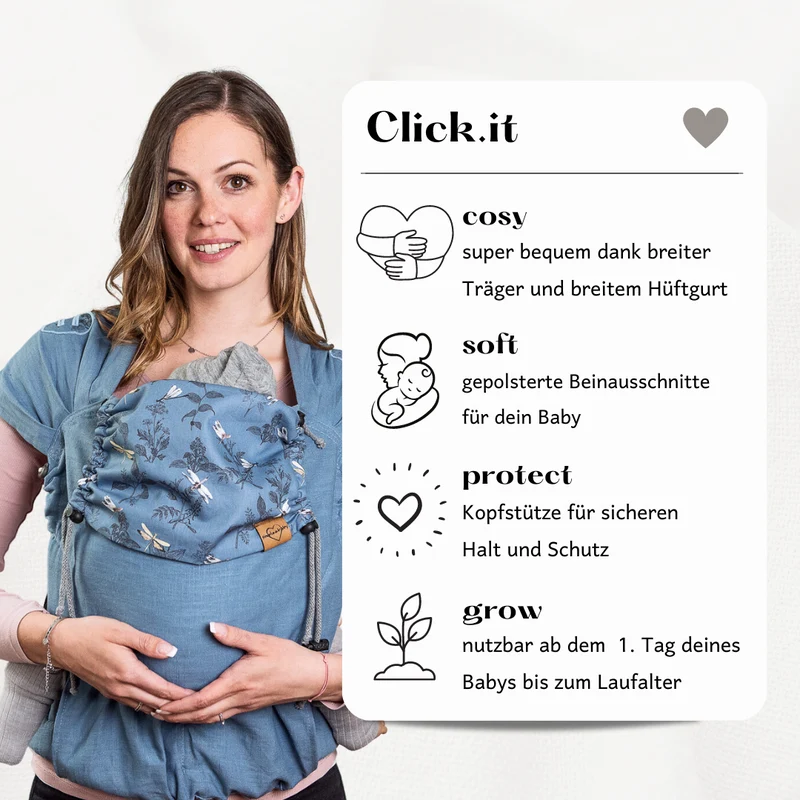 Click.it - Juna - Full Buckle ab 6 Monaten
