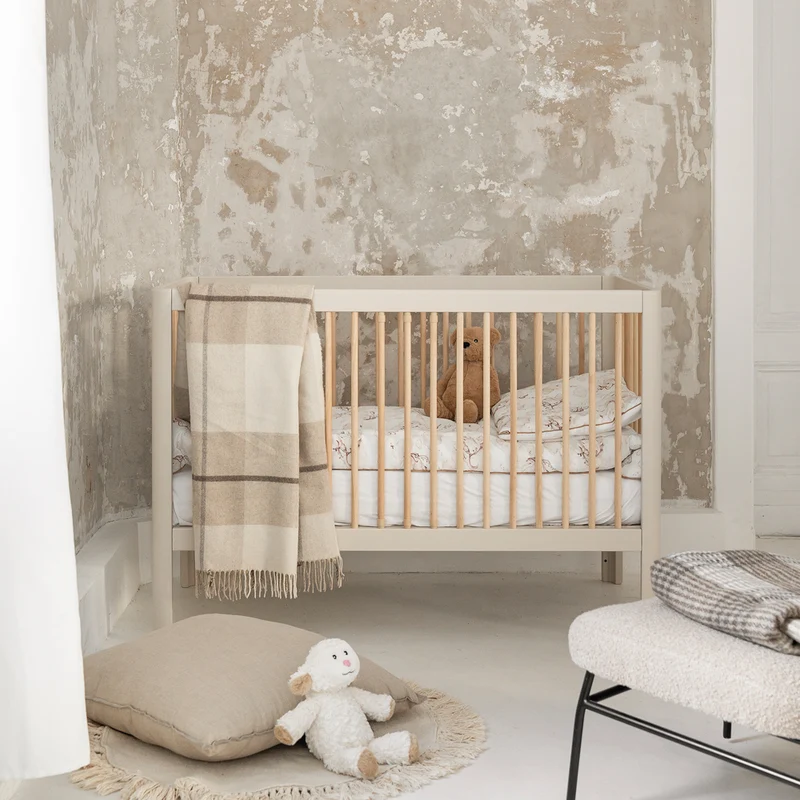 Babybett Kokon 60 x 120 cm, Buchenholz