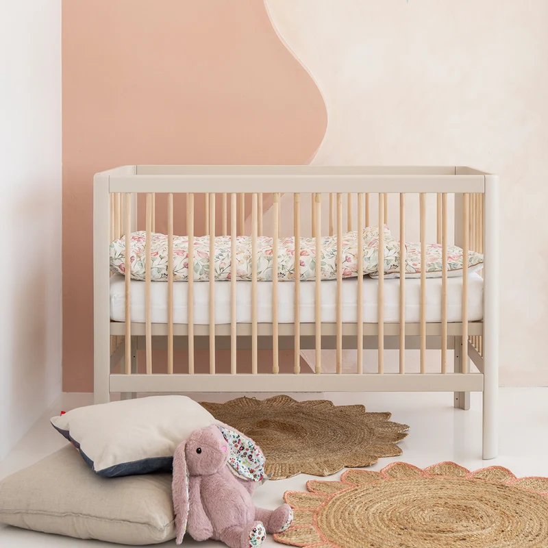 Babybett Kokon 60 x 120 cm, Buchenholz